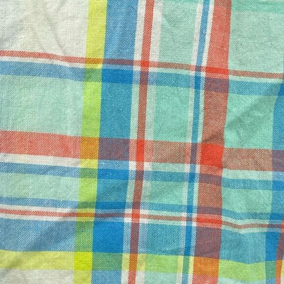 Jumping Beans Boy’s Multicolored Plaid Short Sleeve Button Front Shirt Size 7 - Picture 9 of 10